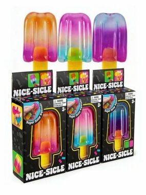 NeeDoh Nice-Sicle Squishy Kids Sensory Toy (Color Varies)